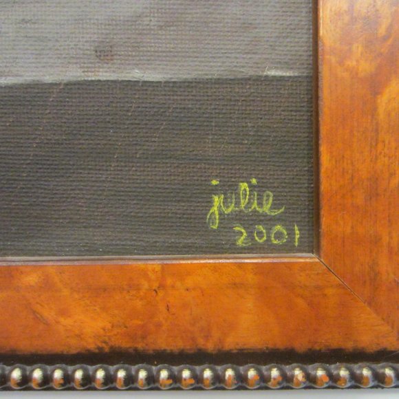 Still Life Fruit Oil on Canvas Board by Julie Johnson Titled Pear For Jack - Picture 6 of 7